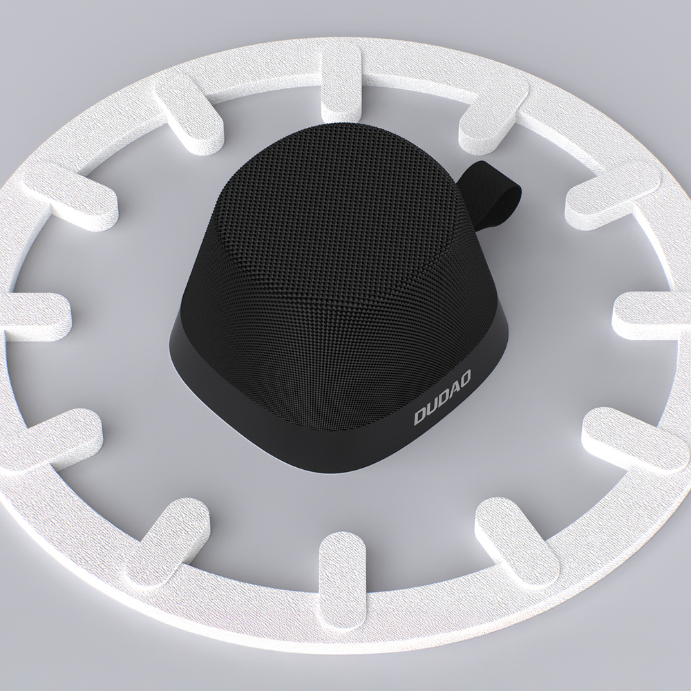 Bezdrôtový reproduktor Dudao Y20 Bluetooth 5.3 s magnetickým držiakom – čierna – Obrázok 3