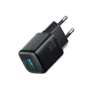 Sieťová nabíjačka Joyroom JR-TG7 33 W USB-A + USB-C s káblom USB-C na USB-C 60 W 1 m – čierna