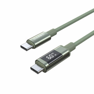 Kábel Choetech XCC-1068 PD 60W USB-C - USB-C s displejom 1.2 m – zelená