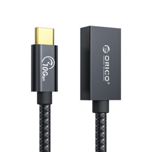Adaptér Orico CAF31 USB-C - USB-A 3.1 Gen 2 10Gbps 1m OTG – čierna