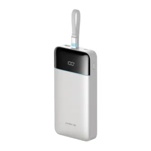 Powerbanka Cuktech LPB252N 120 W 25 000 mAh so zabudovaným káblom USB-C – biela