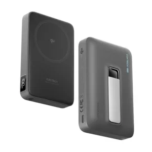 Magnetická powerbanka Cuktech WPB100 10 000 mAh Qi2 30 W so stojanom – čierna