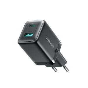 Sieťová nabíjačka Joyroom JR-TG8 GaN 45 W USB-C + USB-A – čierna