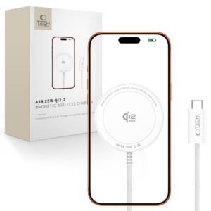 Bezdrôtová nabíjačka Tech-Protect A54 MagSafe Qi2.2 25 W – biela