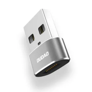 Adaptér Dudao L16AC USB-C na USB-A – čierna
