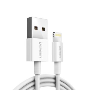 Kábel Ugreen US155 20728 USB-A / Lightning MFi 2.4A 1m – biela