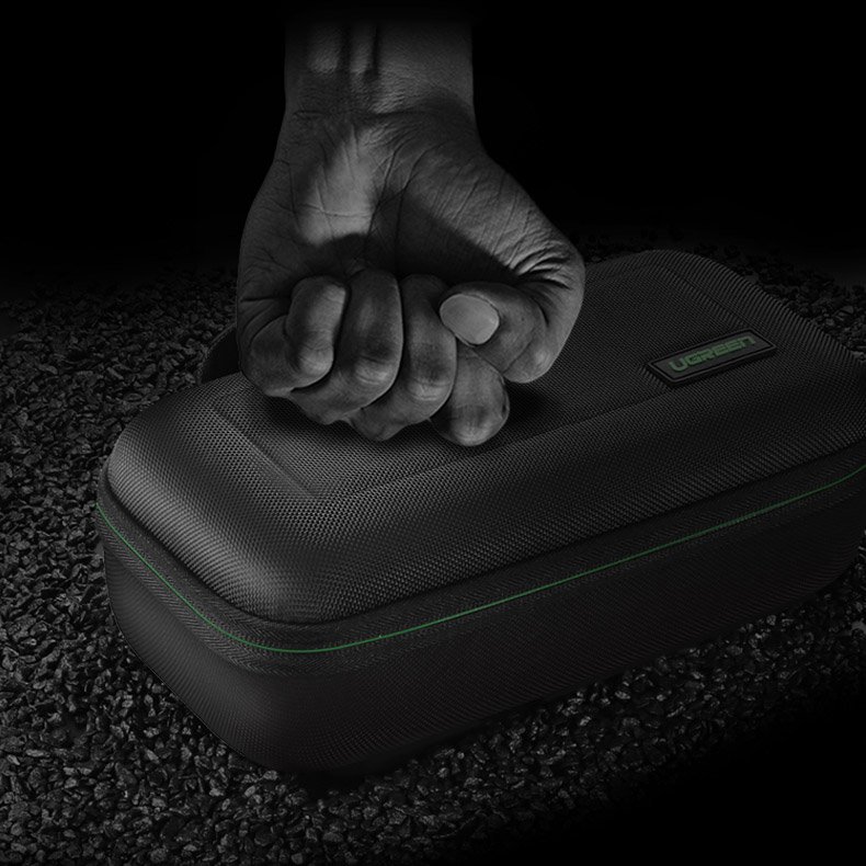 Úložný box Ugreen pre Nintendo Switch a príslušenstvo, veľkosť S 26,5 × 10 × 13,5 cm (50275 LP145) – čierna – Obrázok 3