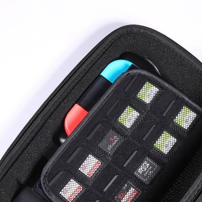Úložný box Ugreen pre Nintendo Switch a príslušenstvo, veľkosť S 26,5 × 10 × 13,5 cm (50275 LP145) – čierna – Obrázok 6