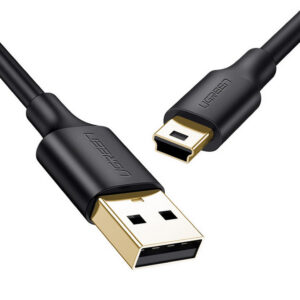 Kábel Ugreen USB - mini USB kábel 480 Mbps 3 m čierna (US132 10386)