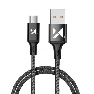 Kábel Wozinsky USB-A – micro USB 2,4 A, 1 m (WUC-M1B) – čierna