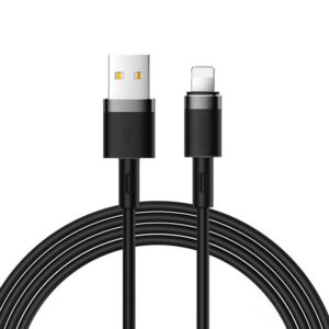 Kábel Joyroom Liquid silikónový Data N2 USB-A / Lightning 2.4A 1.2m – čierna
