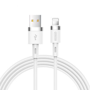 Kábel Joyroom Liquid silikónový Data N2 USB-A / Lightning 2.4A 1.2m – biela