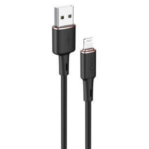 Kábel Acefast MFI USB - Lightning 1.2m, 2.4A (C2-02 čierna) – čierna