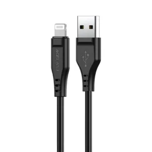 Kábel Acefast MFi USB-A – Lightning 1,2 m, 2,4 A (C3-02) – čierna