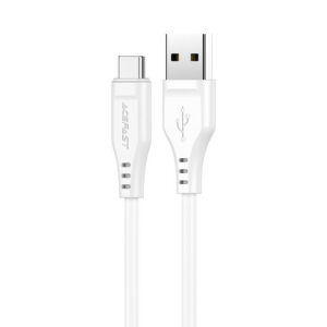 Kábel Acefast USB - USB Type C 1.2m, 3A (C3-04 biela) – biela