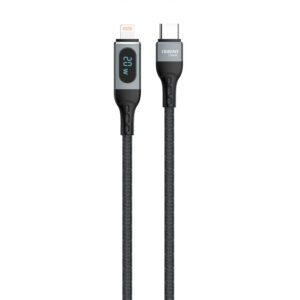 Kábel Dudao USB Type C - Lightning rýchly nabíjaním PD 20W 1m (L7MaxL) – čierna