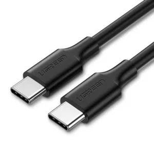 Kábel Ugreen US286 USB-C – USB-C PD QC 3 A, 480 Mb/s, 2 m – čierna