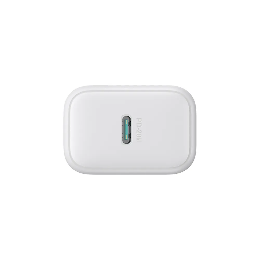 Joyroom JR-TCF20 USB-C PD 20W Sieťová nabíjačka – biela + USB-C / USB-C kábel 1M – Obrázok 6