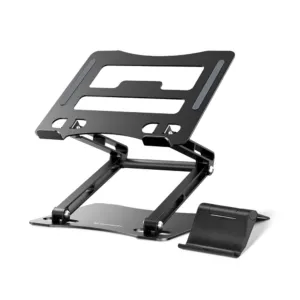 Hliníkový stojan na notebook a tablet Wozinsky WRS-CPY75DSB + stojan na mobil zadarmo – čierny