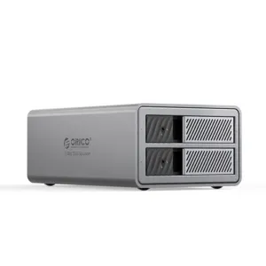 Diskové pole Orico 9828RU3 ProRAID pre 2x 2,5"/3,5" SATA HDD/SSD s RAID radičom – sivé