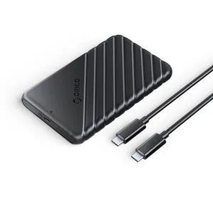 Box na disk Orico 25PW1C-C3 2,5" HDD/SSD USB-C 3.1 6 Gb/s – čierny