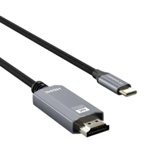 Kábel Wozinsky WCCH-01 USB-C – HDMI 4K 60 Hz 1,8 m – čierny