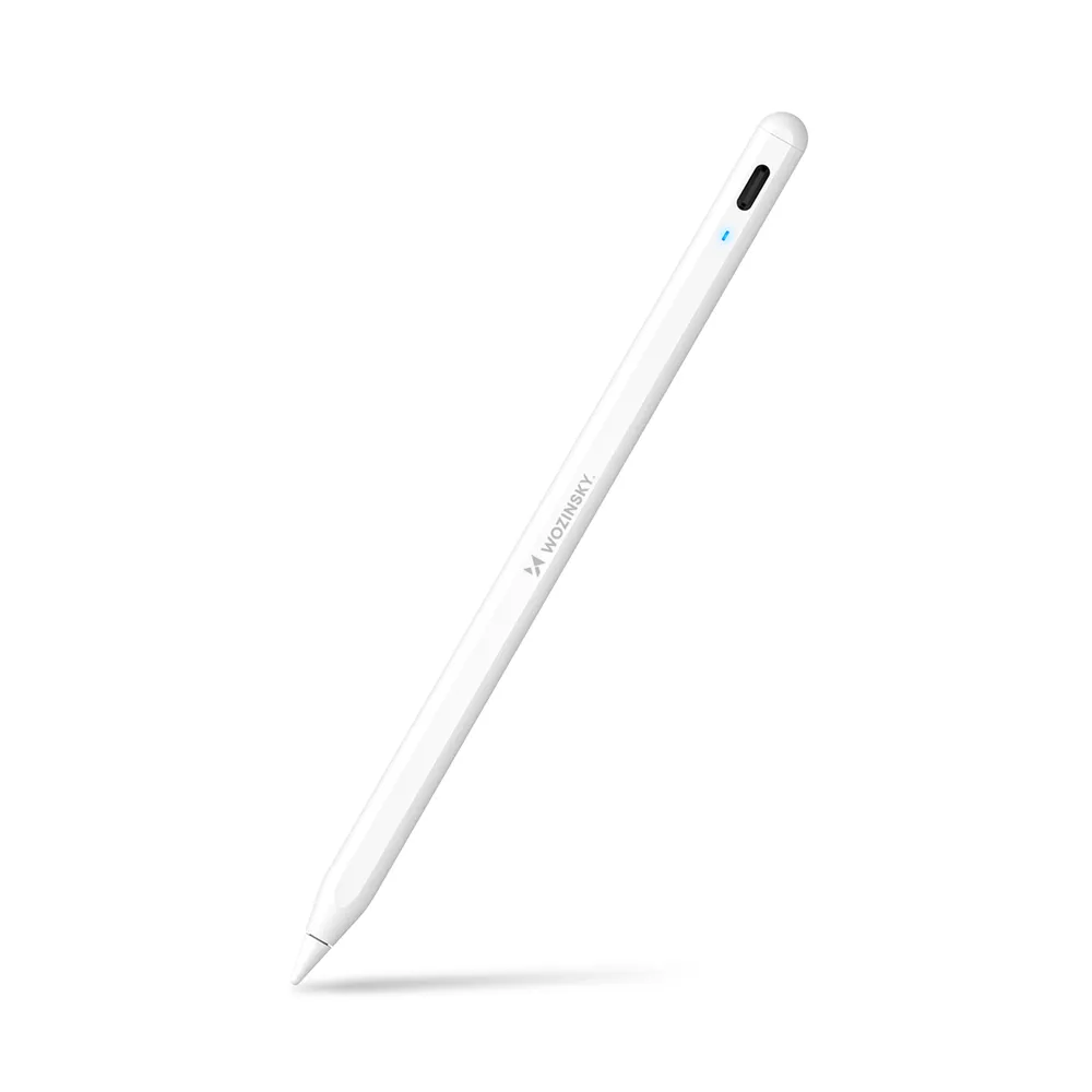 Dotykové pero pre iPad Wozinsky WRA-08 s rýchlym nabíjaním USB-C – biele – Obrázok 3