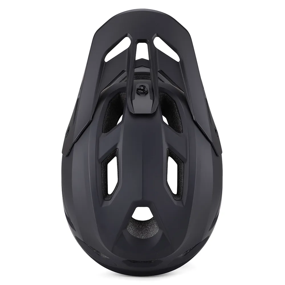 Celotvárová cyklistická prilba Wozinsky s odnímateľným priezorom 60-62 cm – čierna – Obrázok 5