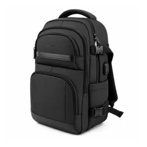 Batoh Wozinsky WPW-20L s vreckom na 15" notebook, príručná batožina 40x20x25 cm – čierny