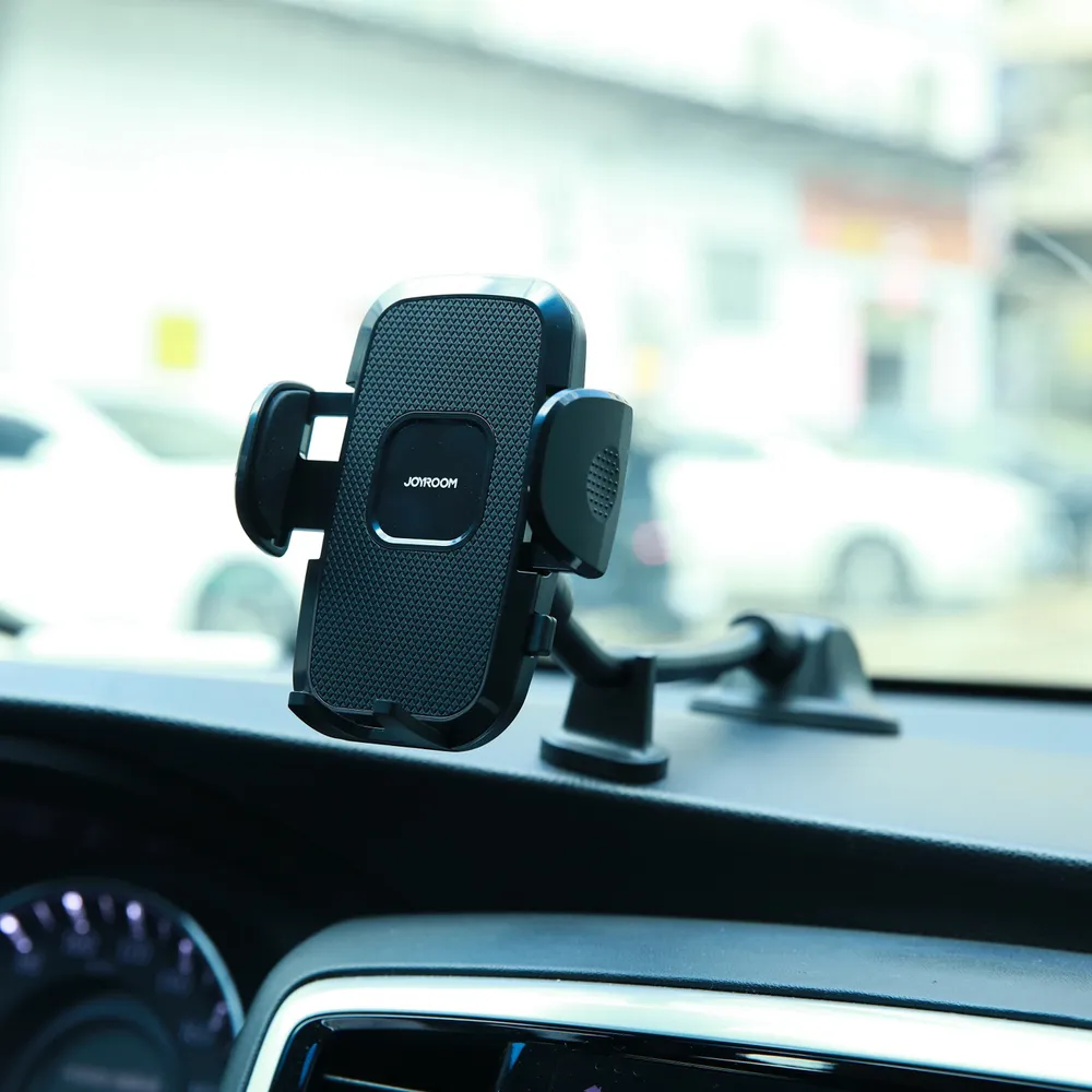 Držiak na mobil do auta Joyroom JR-ZS259 s flexibilným ramenom na palubnú dosku alebo čelné sklo – čierny – Obrázok 6