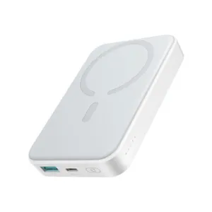 Powerbanka Joyroom JR-W020 MagSafe 10000 mAh 20 W + kábel USB-C – USB-C 0,25 m – biela